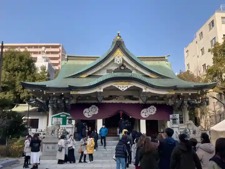 難波八阪神社の本殿・本堂