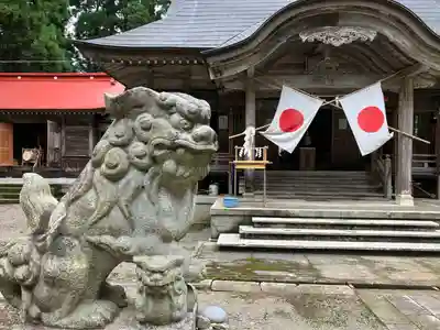 風巻神社の狛犬
