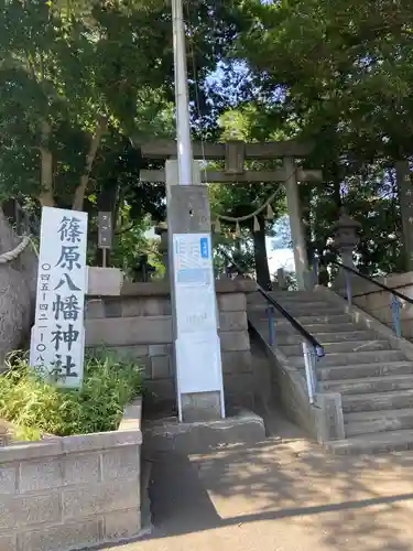 篠原八幡神社の鳥居