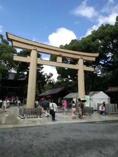 明治神宮の鳥居