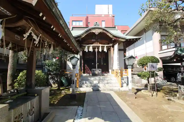 湯島御霊社の本殿・本堂
