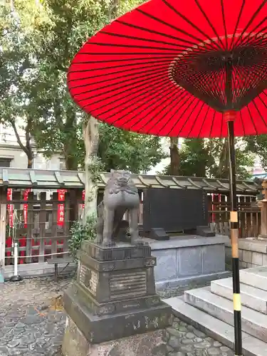 下谷神社の狛犬