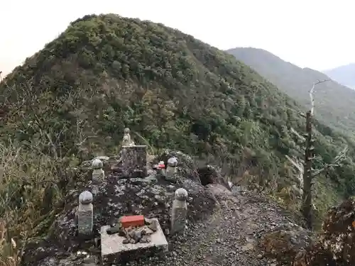 捨身ヶ嶽禅定(出釈迦寺奥の院）の景色