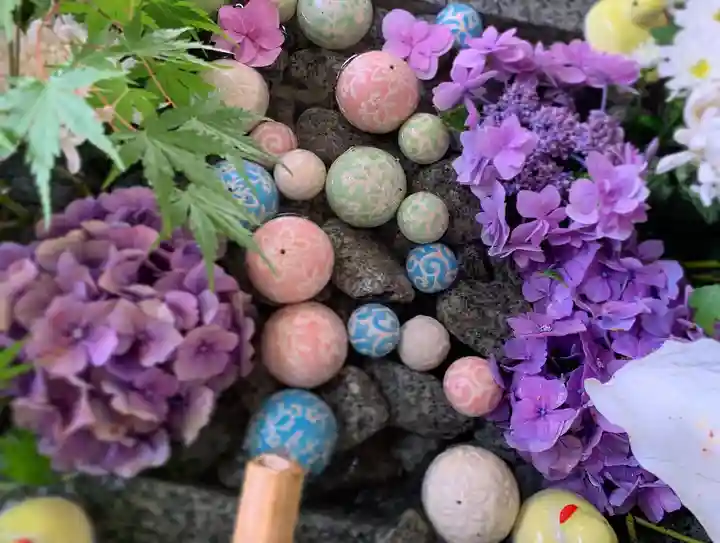 滑川神社 - 仕事と子どもの守り神の手水舎