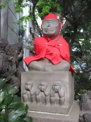 巣鴨猿田彦庚申堂の狛犬