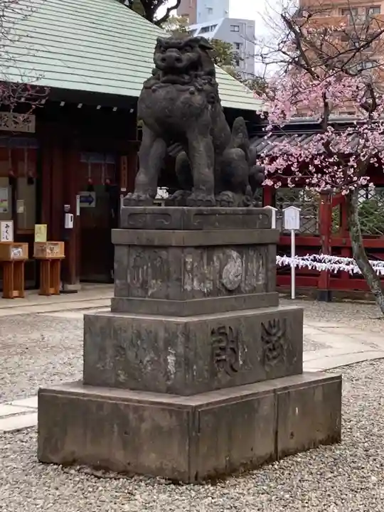 根津神社の狛犬