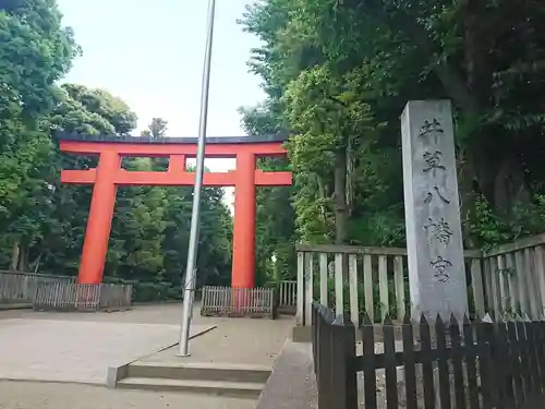 井草八幡宮の鳥居