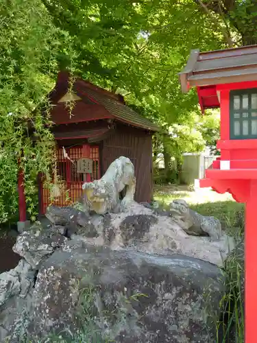 小室浅間神社の狛犬