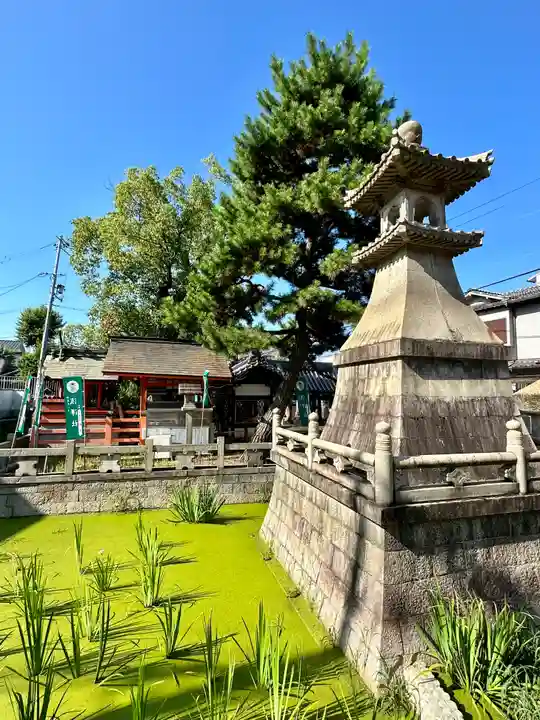 浅澤社(住吉大社境外末社)の庭園