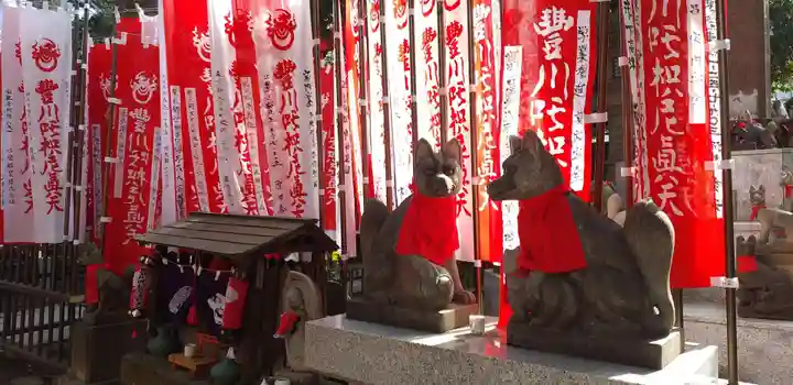 豊川稲荷東京別院の狛犬