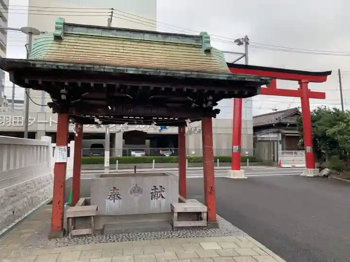 東京羽田 穴守稲荷神社の手水舎