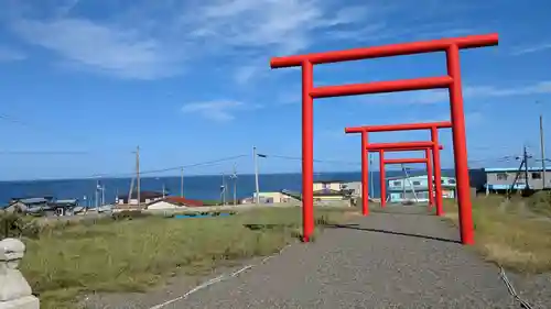 襟裳神社の庭園