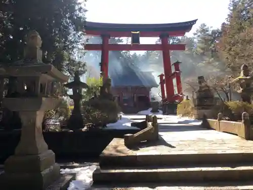 北口本宮冨士浅間神社の鳥居