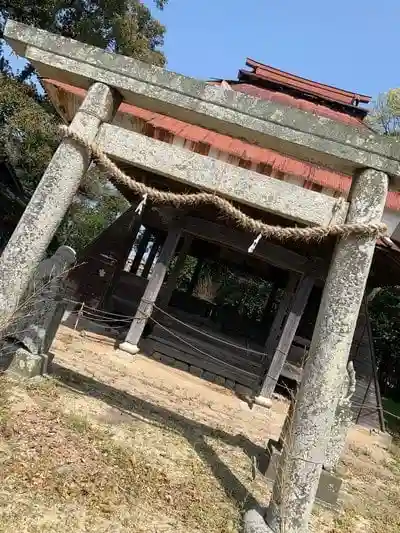 福江八幡宮の鳥居