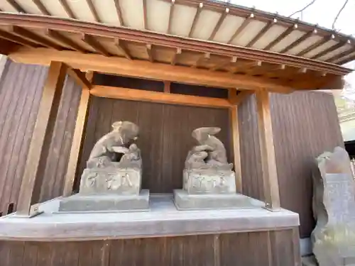 調神社の狛犬