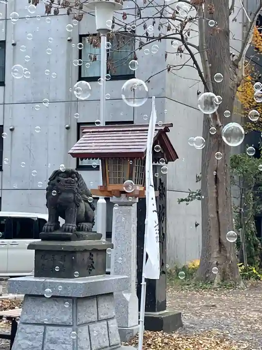 札幌諏訪神社の狛犬