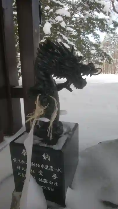 月寒神社の手水舎