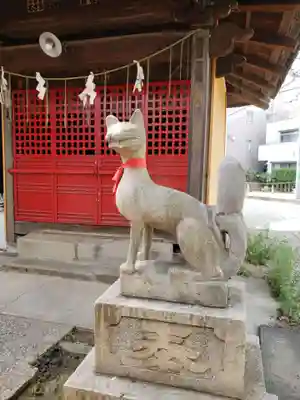 田中稲荷神社の狛犬