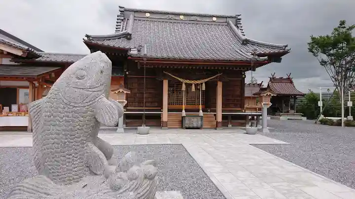 栗橋八坂神社の狛犬