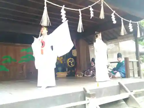 阿智神社の神楽