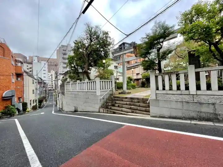 湯島御霊社の周辺