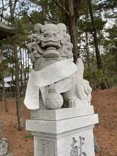 八幡奈多宮の狛犬