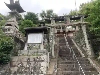 國津意加美神社の鳥居