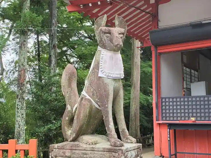 王地山まけきらい稲荷の狛犬