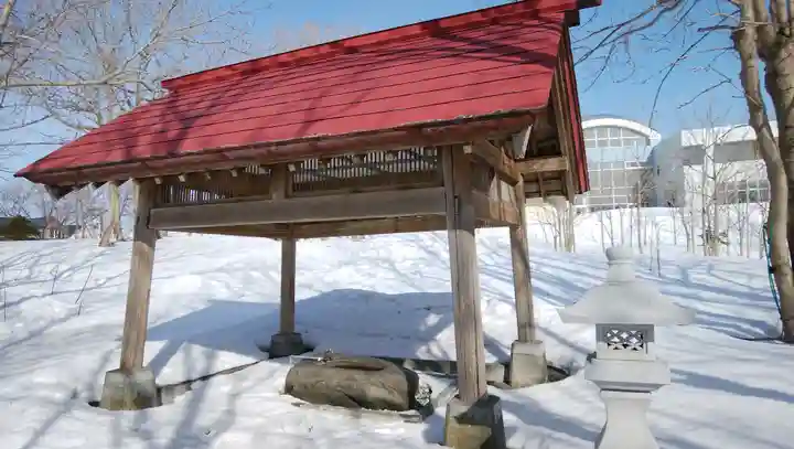 遠別神社の手水舎