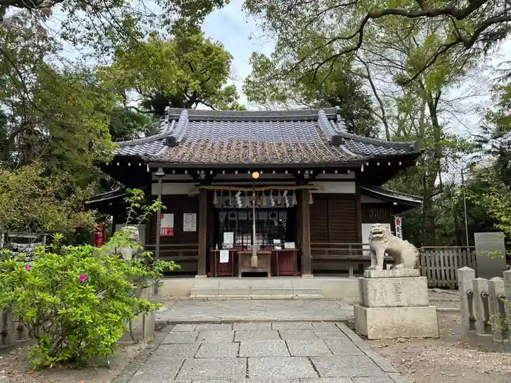 安居神社の本殿・本堂