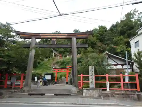 建勲神社の鳥居