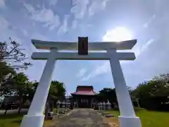 苫前神社の鳥居