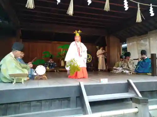 阿智神社の神楽