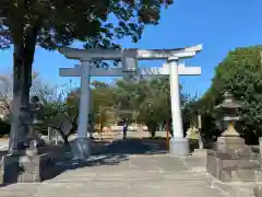 上里菅原神社の鳥居