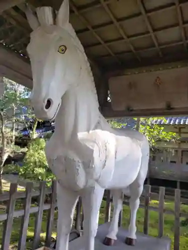 大野湊神社の像