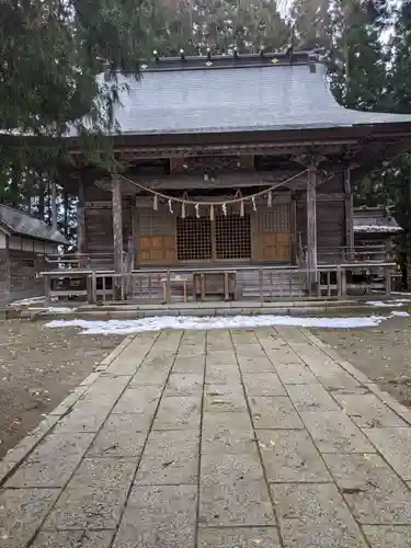 角館総鎮守 神明社の本殿・本堂