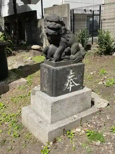 新橋鹽竃神社の狛犬