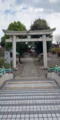 町田天満宮の鳥居