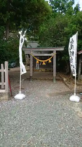 初生衣神社の鳥居