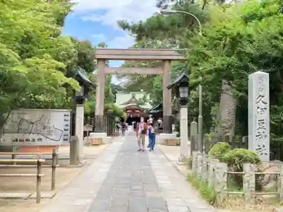 越ヶ谷久伊豆神社の鳥居