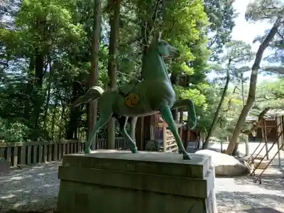 宇都宮二荒山神社の像