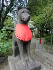 三囲神社の狛犬