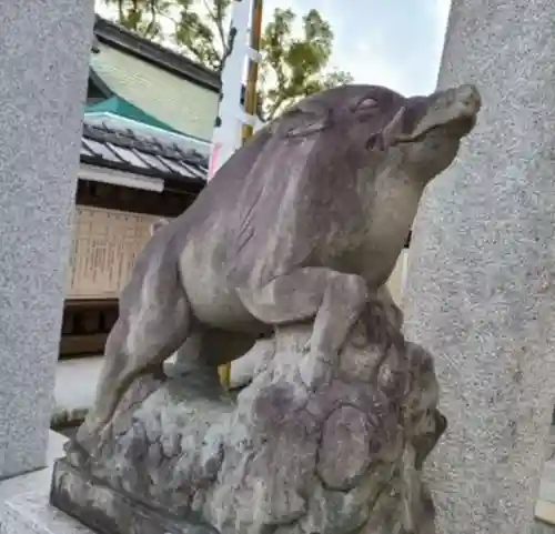 護王神社の狛犬