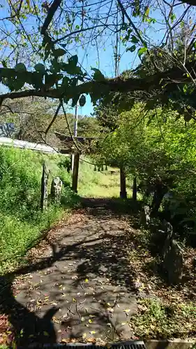 白山神社の鳥居