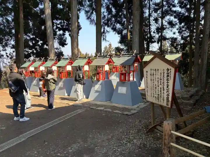 白山神社の{uncategorized: "未分類", other: "その他", undefined: "問題あり", building: "その他建物", grave: "お墓", sacred_gate: "鳥居", guardian: "狛犬", statue: "像", buddha: "仏像", history: "歴史", nature: "自然", garden: "庭園", animal: "動物", pagoda: "塔", temizu: "手水舎", mountain_gate: "山門・神門", sanctuary: "本殿・本堂", subordinate: "末社・摂社", art: "芸術", scenery: "景色", jizo: "地蔵", ema: "絵馬", goshuin: "御朱印", omikuji: "おみくじ", items: "授与品その他", amulet: "お守り", goshuincho: "御朱印帳", eats: "食事", festival: "お祭り", votive_dance: "神楽", shichigosan: "七五三参", wedding: "結婚式", experience: "体験その他", initially: "初詣", around: "周辺", anti_infection: "感染症対策"}