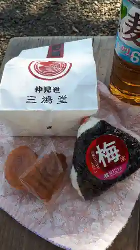 被官稲荷神社の食事