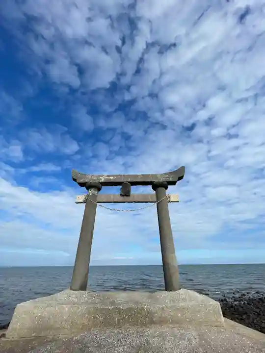 高洲御旅所の鳥居