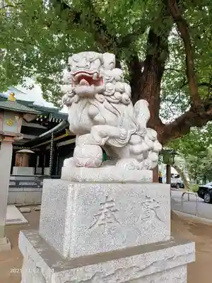 穴八幡宮の狛犬