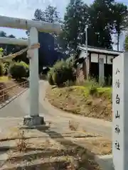 八幡白山神社の鳥居