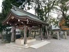 魚吹八幡神社の手水